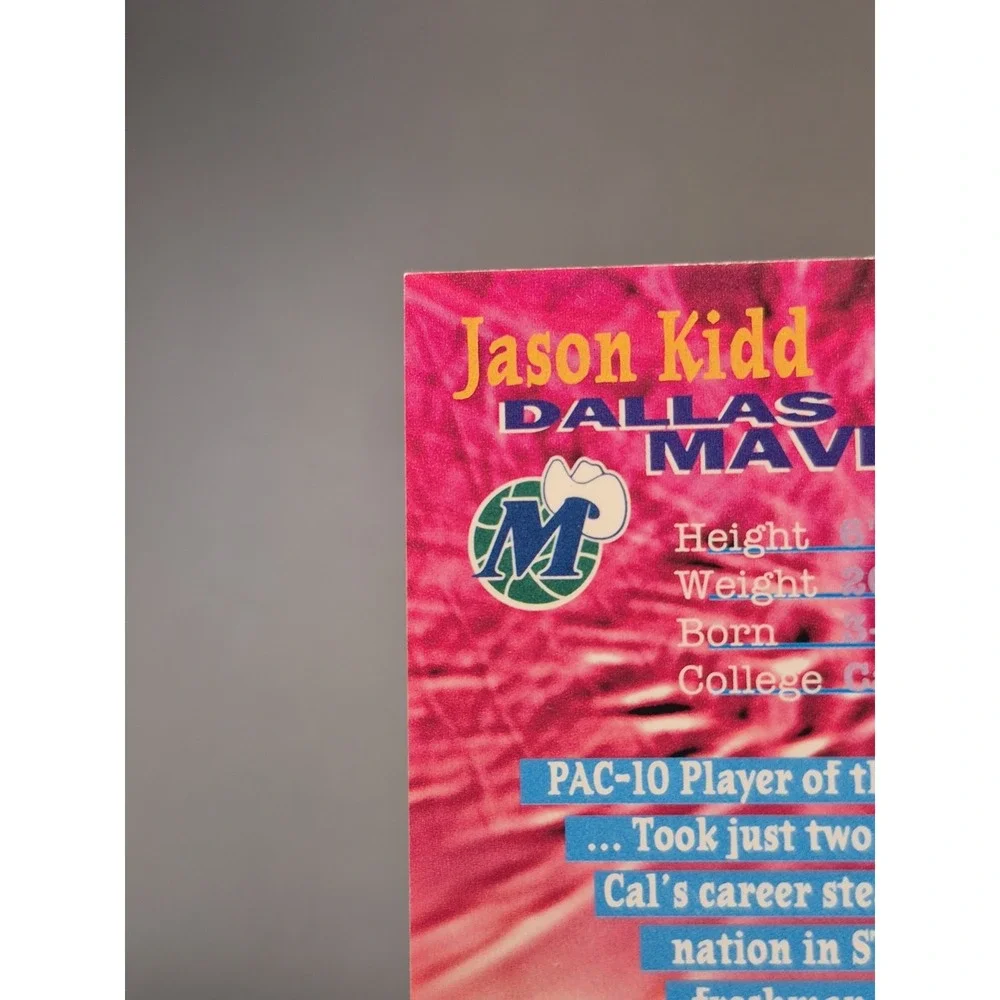 1994/95 Topps Stadium Club Jason Kidd #172 Dallas Mavericks